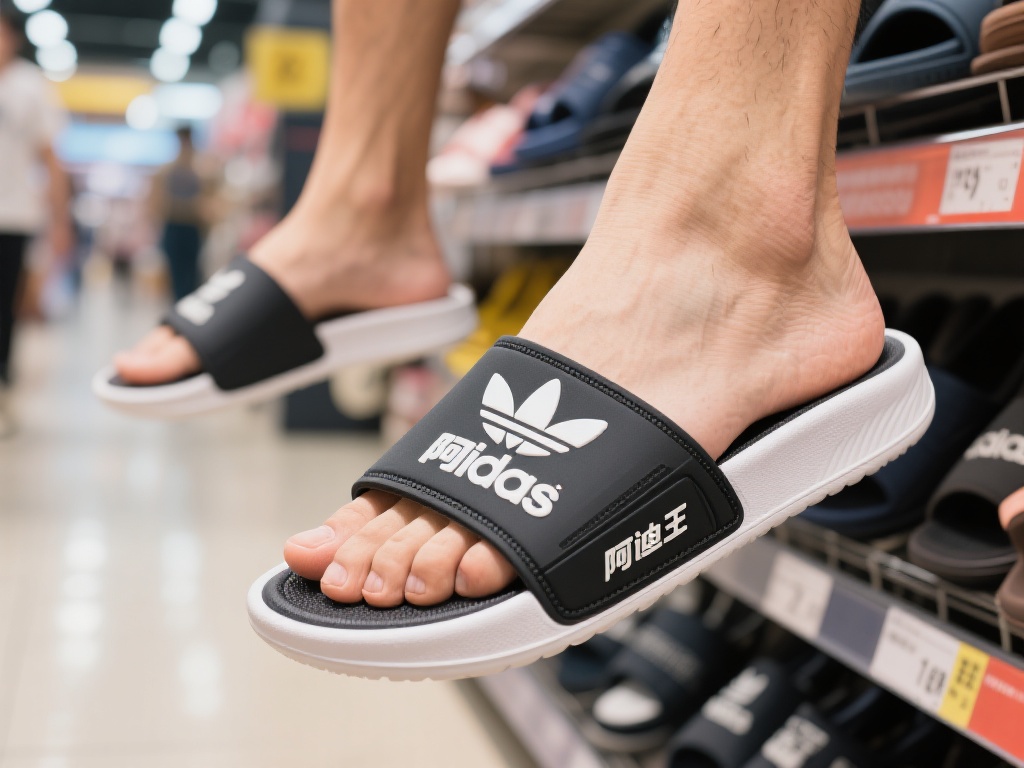 在炎热的夏日，一双舒适又时尚的拖鞋成为了